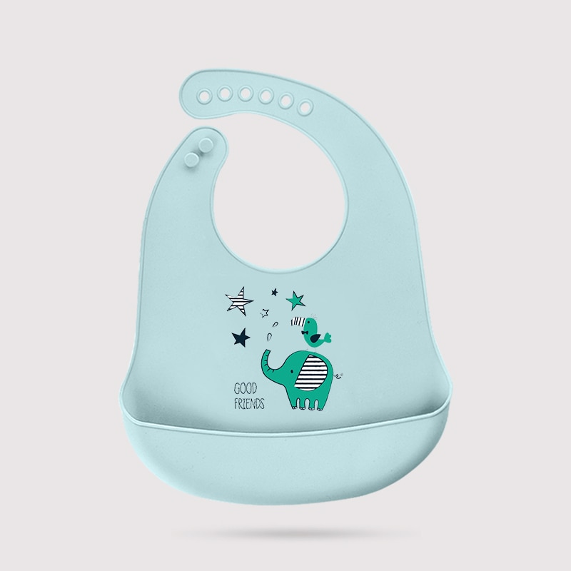 Bib Silicone Feeding Baby Cover